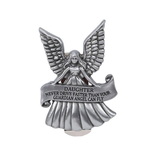 Picture of Visor Clip Angel Never Drive Faster Daughter PK4