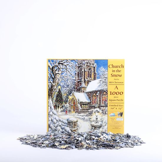 Picture of Puzzle Church in the Snow 1000PC