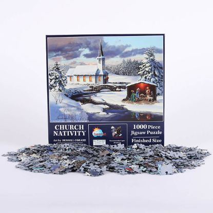 Picture of Puzzle Church Nativity 1000PC