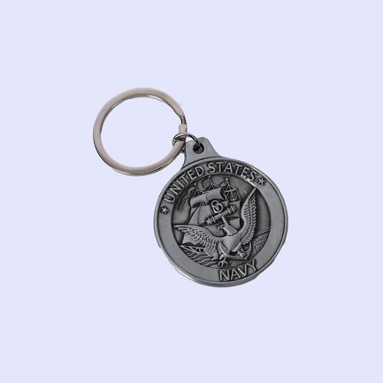 Picture of Keychain  St Michael Navy PK4