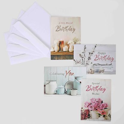 Picture of Boxed Cards Birthday Farmhouse Blessings 12CT