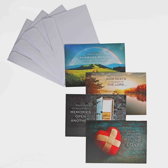 Picture of Boxed Cards Sympathy Precious Memories 12CT