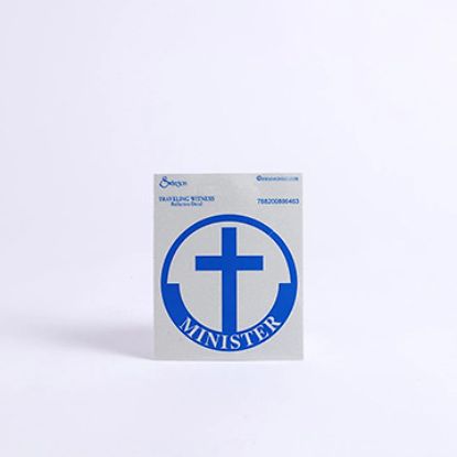 Picture of Minister Reflective Sticker - Pack of 6