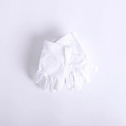 Picture of Gloves White Childs Cotton Small