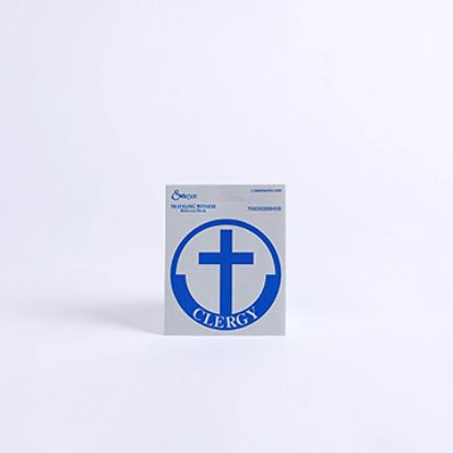 Picture of Bumper Sticker Clergy Reflective