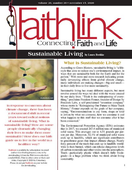 Picture of Faithlink - Sustainable Living (11/15/2020)
