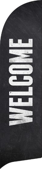 Picture of Welcome Slate Flag Banner