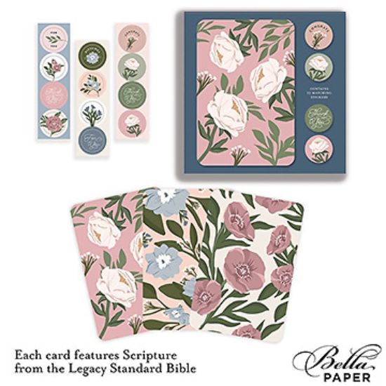 Picture of PKG 12 Botanical Blessings Assorted Note Cards