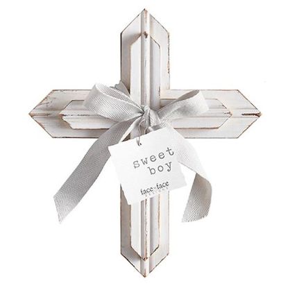 Picture of Wood Cross 3 Layer Sweet Boy