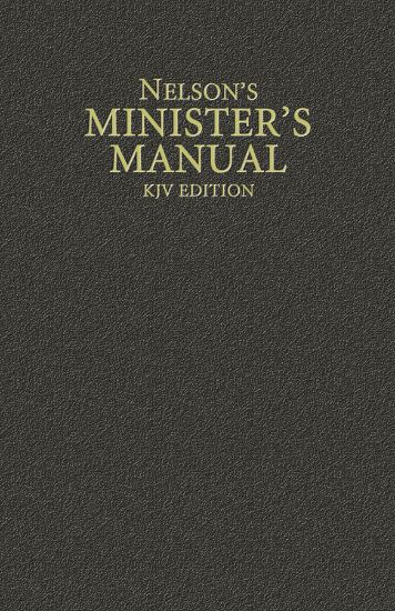 Picture of Nelson's Minister's Manual