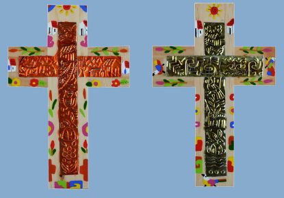 Picture of Metallic Cross - Red