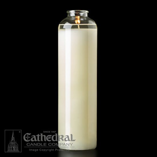 Picture of Cathedral Domus Christi 51% Beeswax 14-Day Glass Sanctuary Light