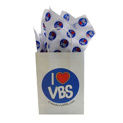 Picture of I Love VBS Gift Bag & Tissue Paper (Pkg of 12)