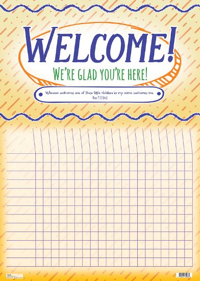 Picture of Welcome Kid's Attendance Chart
