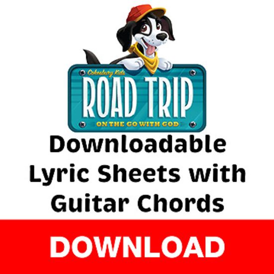 Picture of VBS 2025 Road Trip Lyric Sheets with Guitar Chords Download