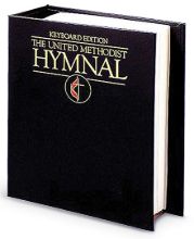 United Methodist Keyboard Navy Blue Hymnal Binder