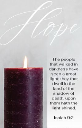 Picture of PKG 100 Hope Advent Bulletin
