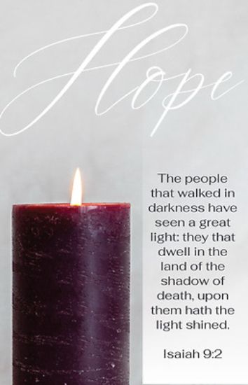 Picture of PKG 100 Hope Advent Bulletin