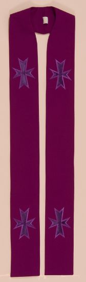 Picture of Multi-Cross Stole PURPLE