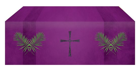 Picture of Passion Cross Altar Frontal
