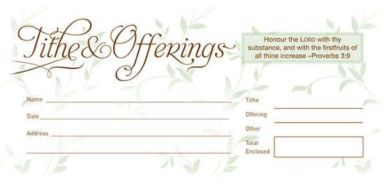 Picture of Tithe and Offerings